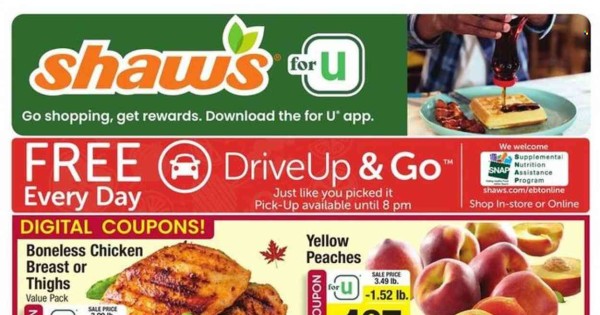 Shaws upcoming Flyer online