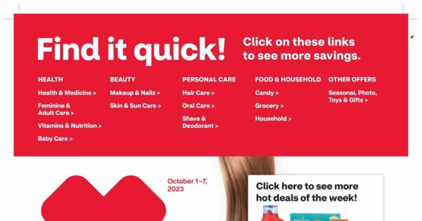 CVS Pharmacy upcoming Flyer online