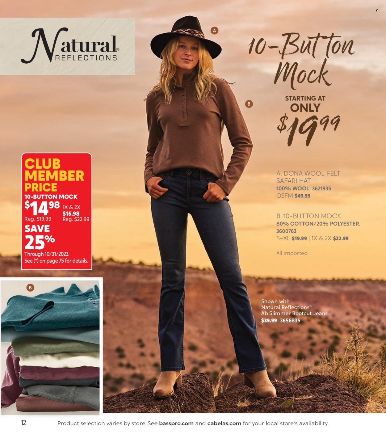 Cabela's + Bass Pro Shops Fall Clothing Catalog 2023 - Page 53