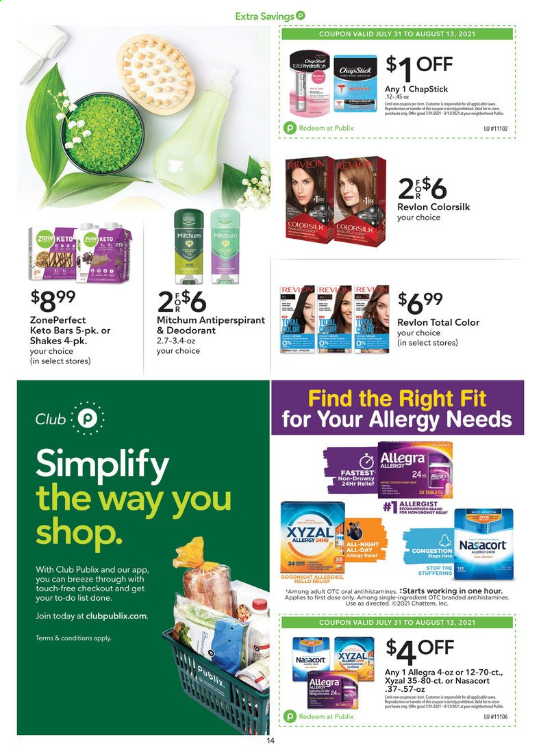 Publix Ad from july 31 to august 13 2021 - Page 14