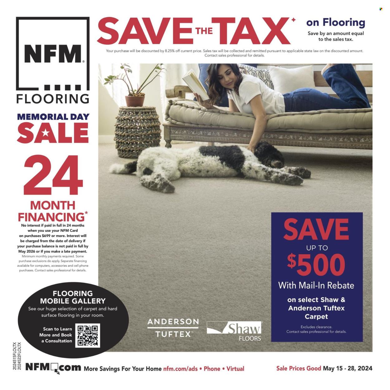 Nebraska Furniture Mart Flooring Ad - Page 1