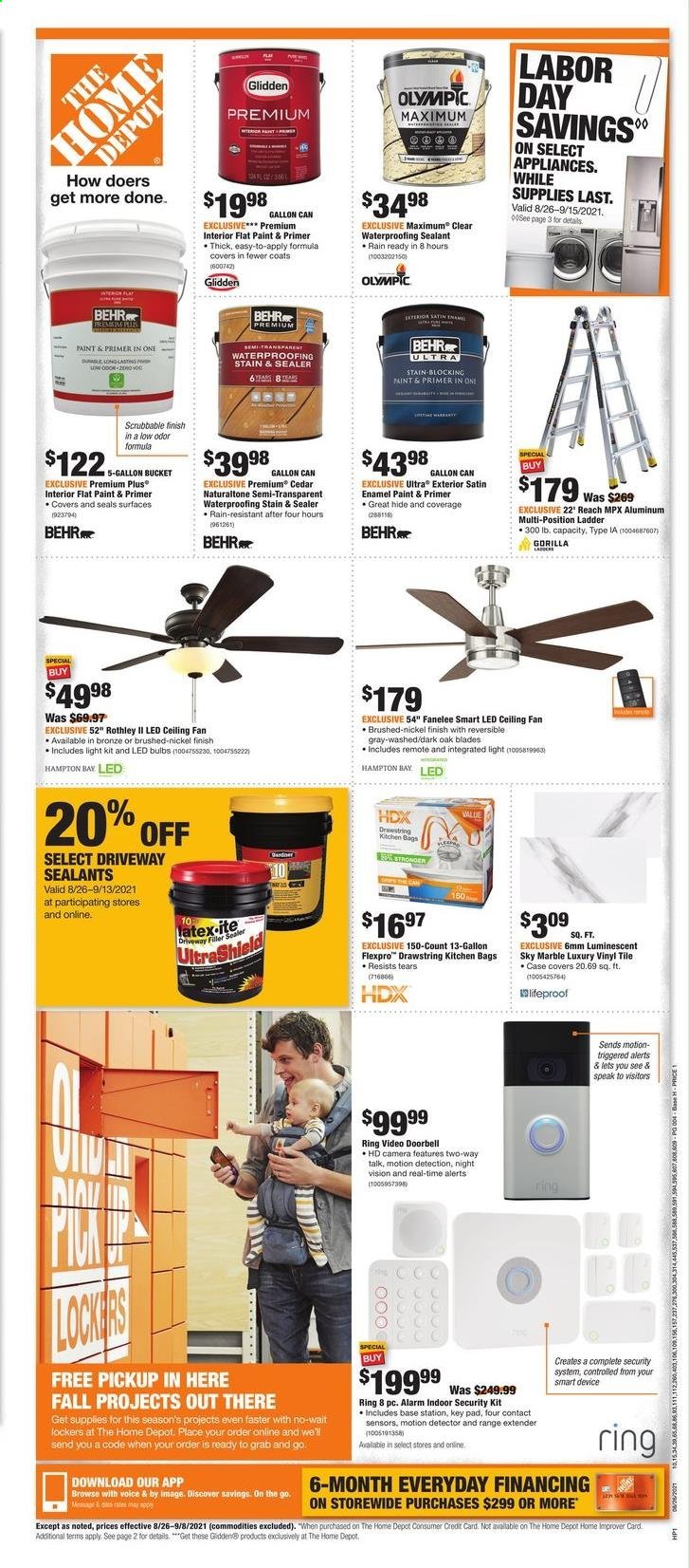 Home Depot Ad from august 26 to september 8 2021 - Page 4