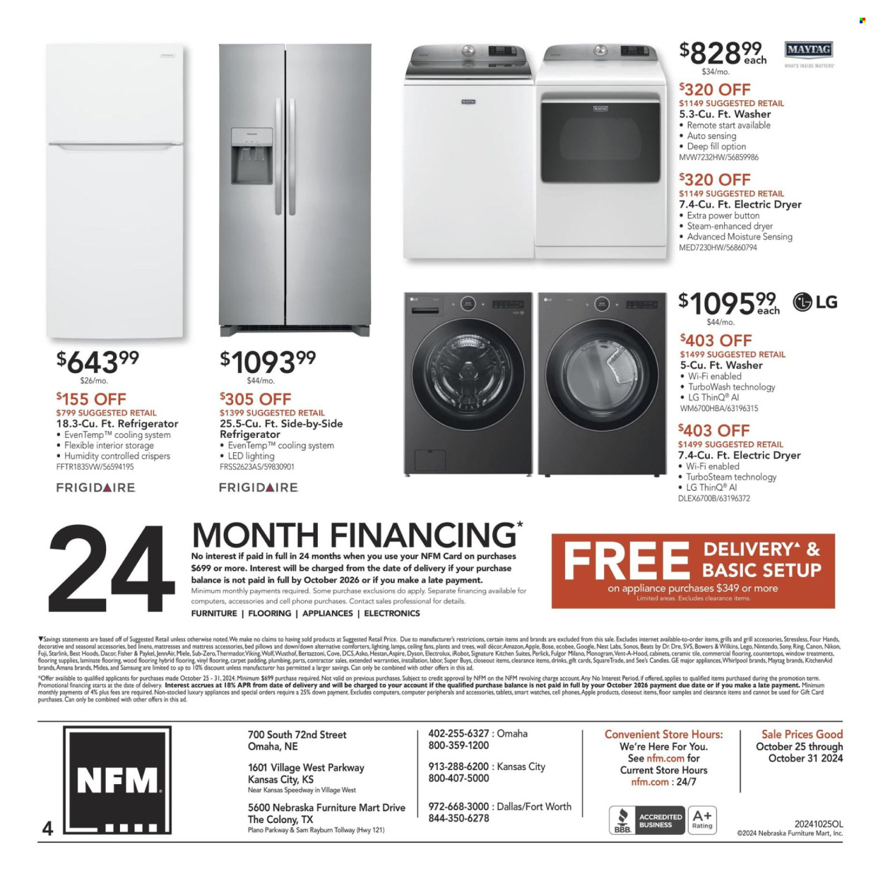 Nebraska Furniture Mart Current Sales Weekly Ads Online