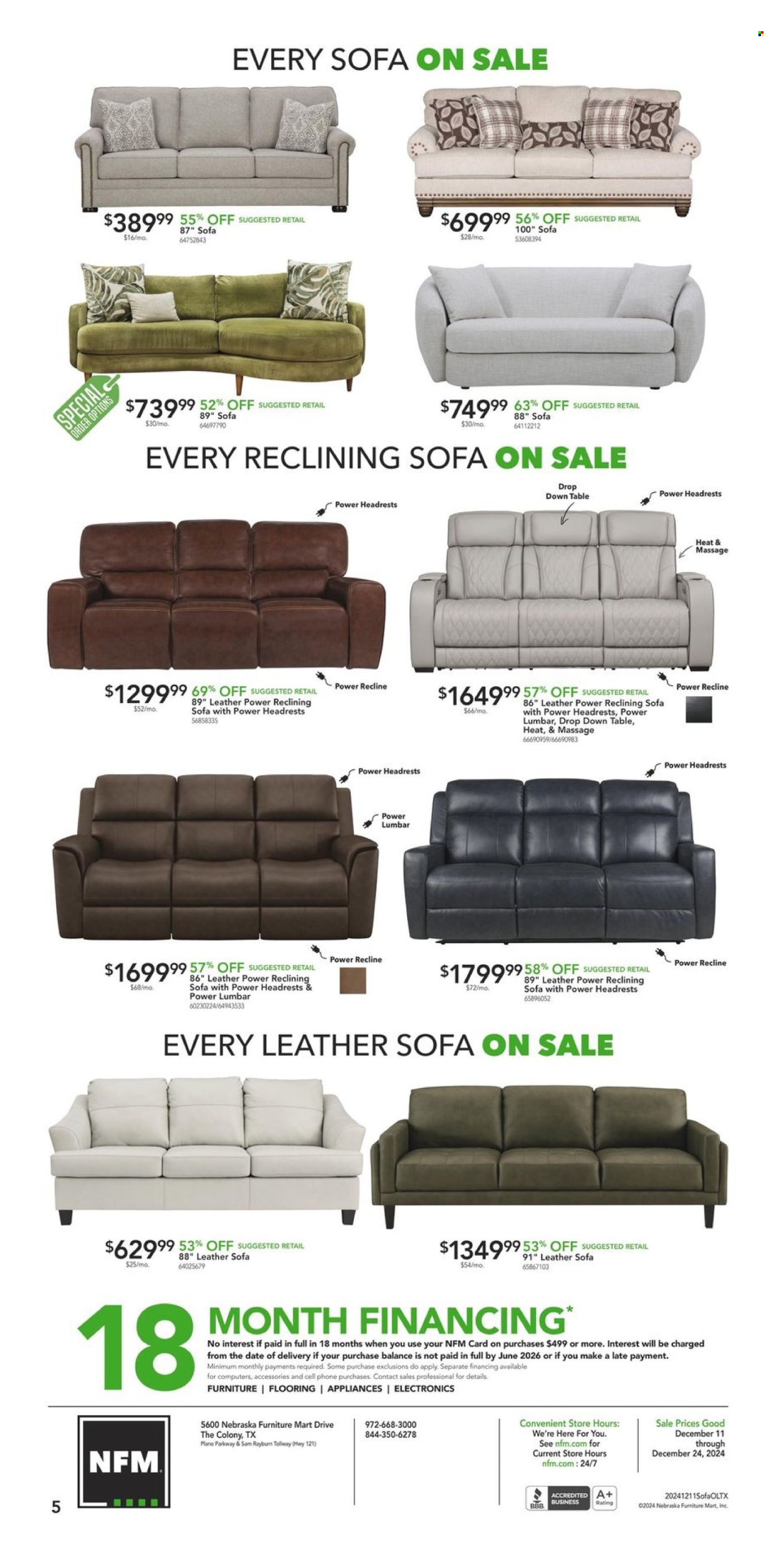 Nebraska Furniture Mart Sectionals