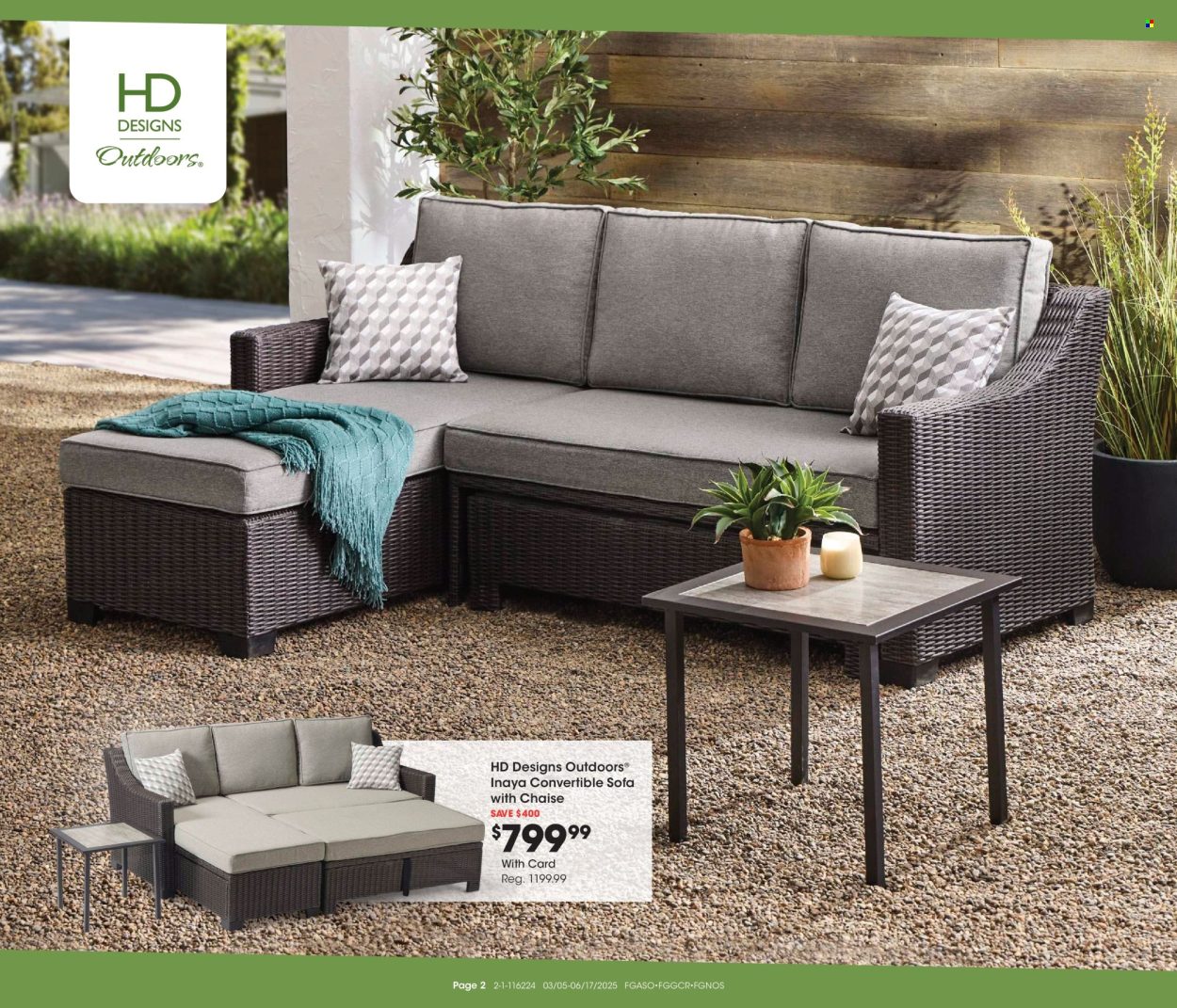 Fred Meyer Outdoor Living 2025 Patio Furniture Sale - Page 2