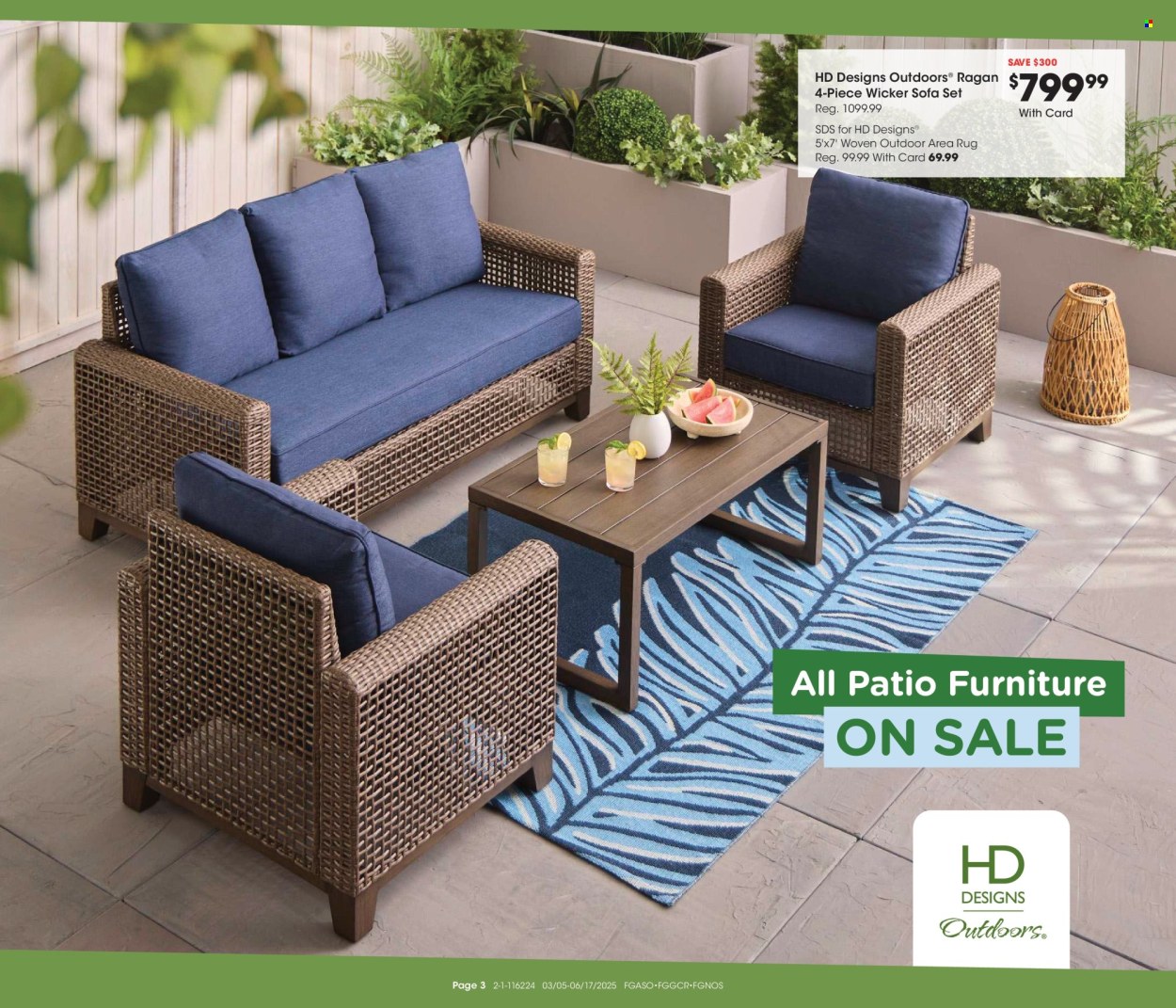 Fred Meyer Outdoor Living 2025 Patio Furniture Sale - Page 3