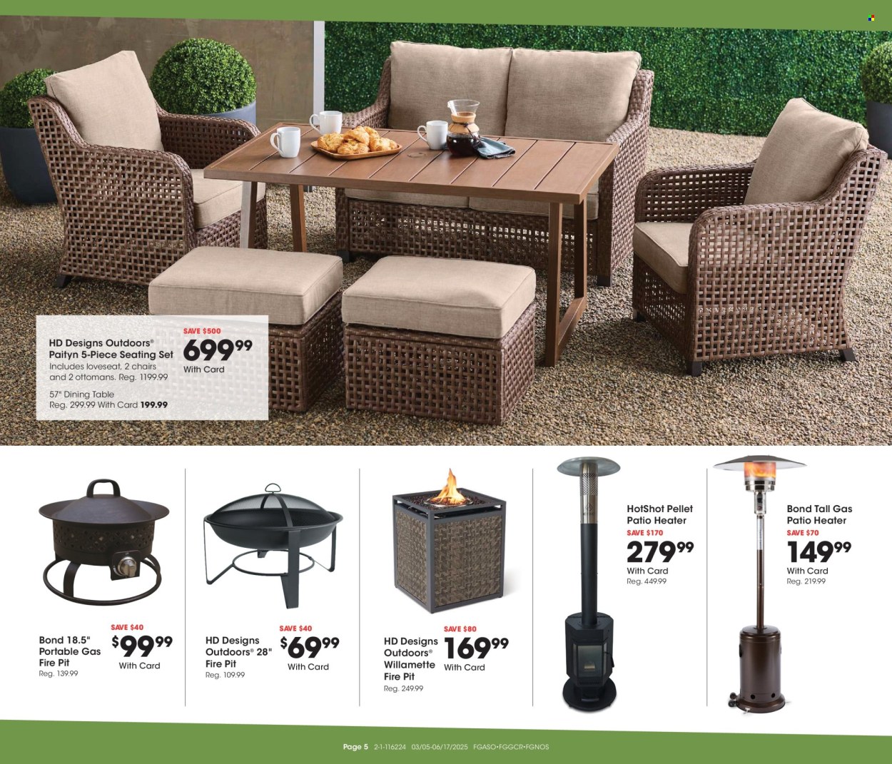 Fred Meyer Outdoor Living 2025 Patio Furniture Sale - Page 5