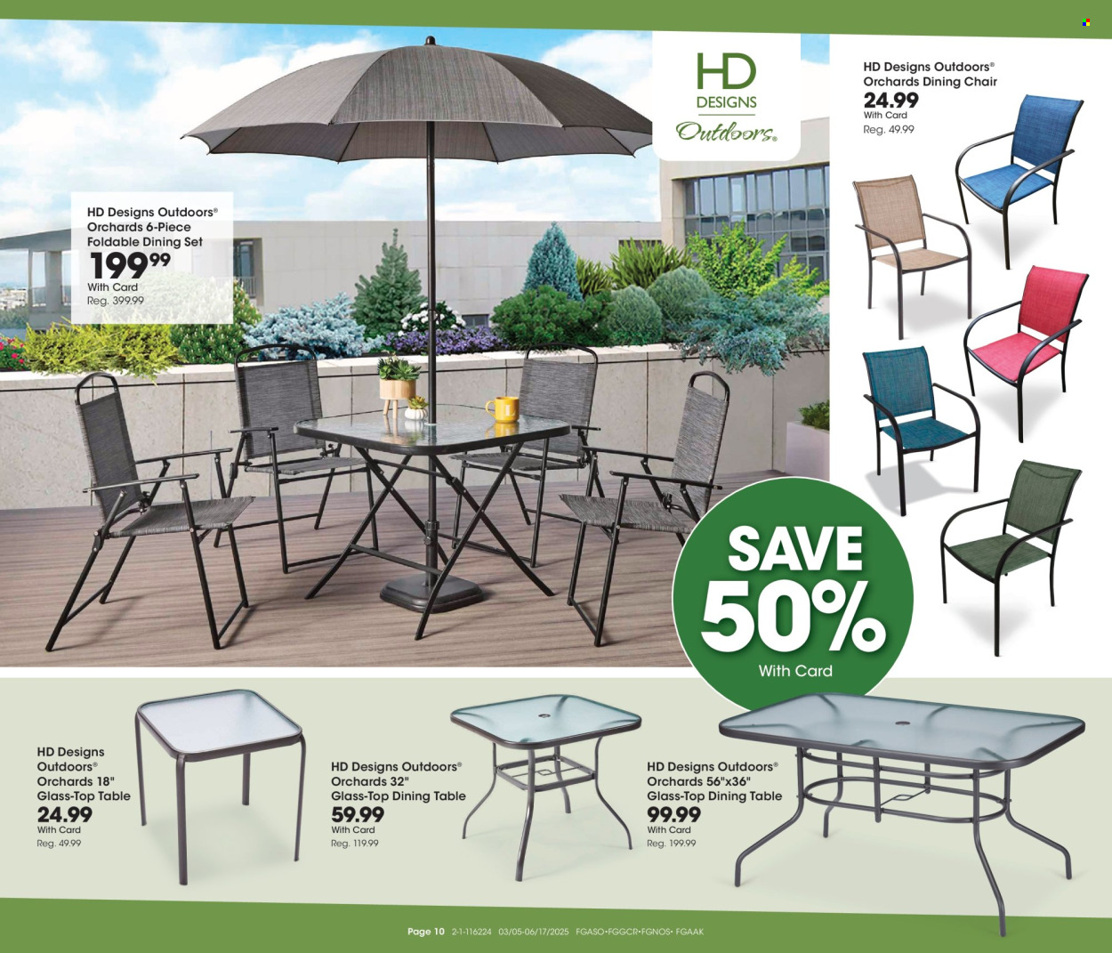 Fred Meyer Outdoor Living 2025 Patio Furniture Sale - Page 10
