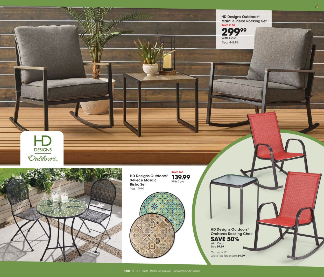 Fred Meyer Outdoor Living 2025 Patio Furniture Sale - Page 11