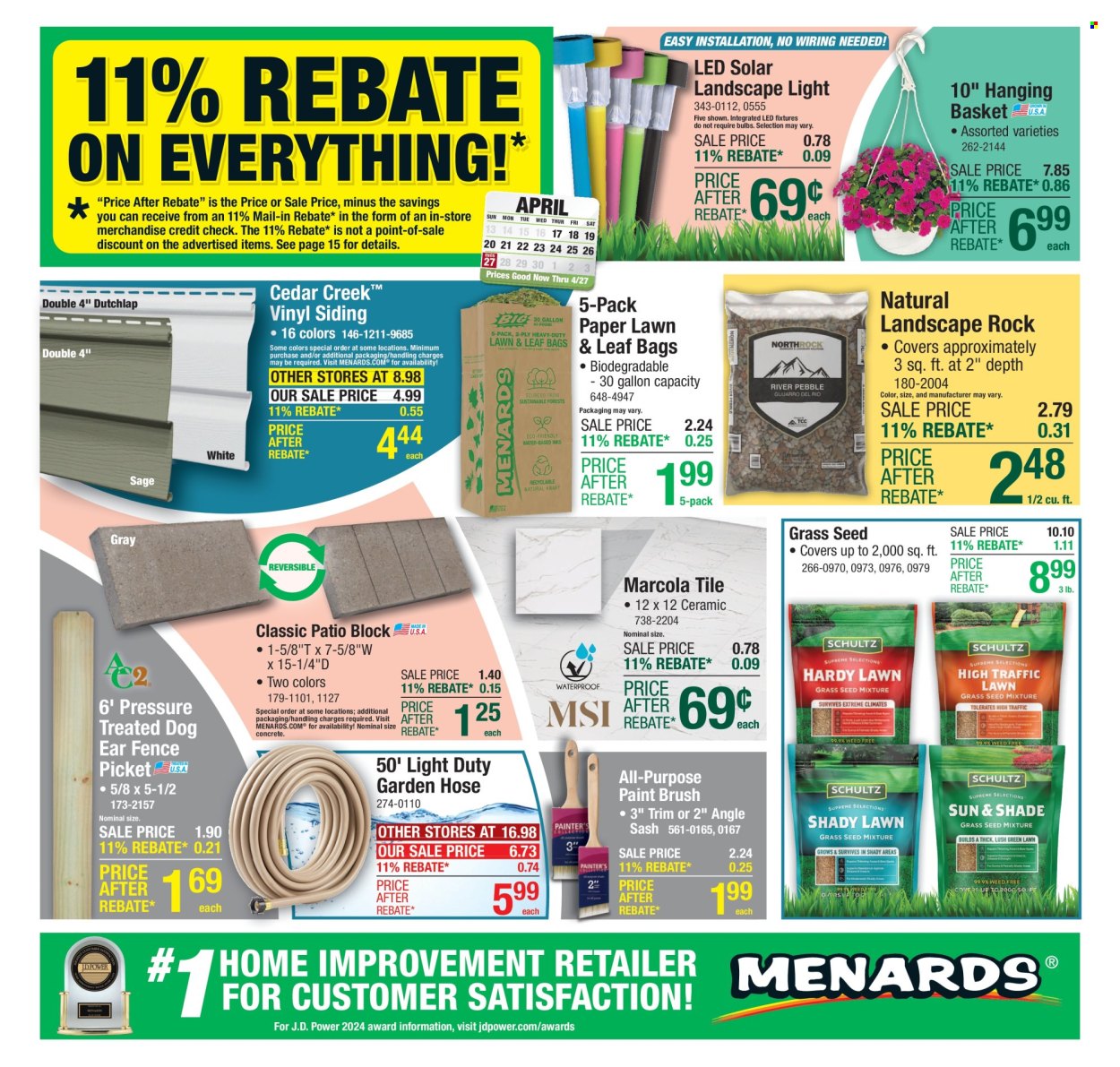 Menards Ad - Page 1