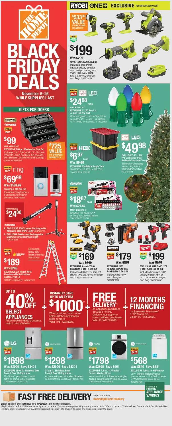 The Home Depot Black Friday Deals - Page 1