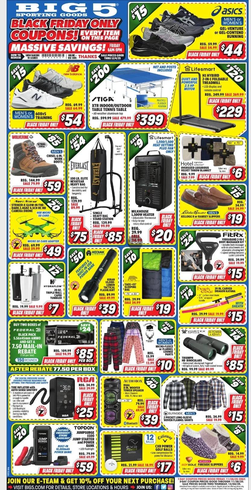 Big 5 Sporting Goods Ad - Black Friday Coupons - Page 8