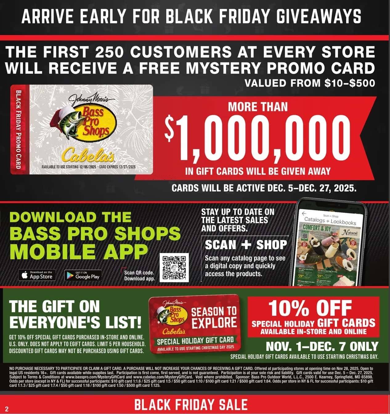 Bass Pro Shops + Cabela's Black Friday Sale - Page 2