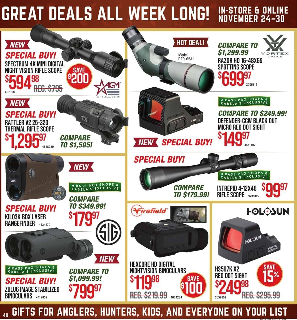 Bass Pro Shops + Cabela's Black Friday Sale - Page 40