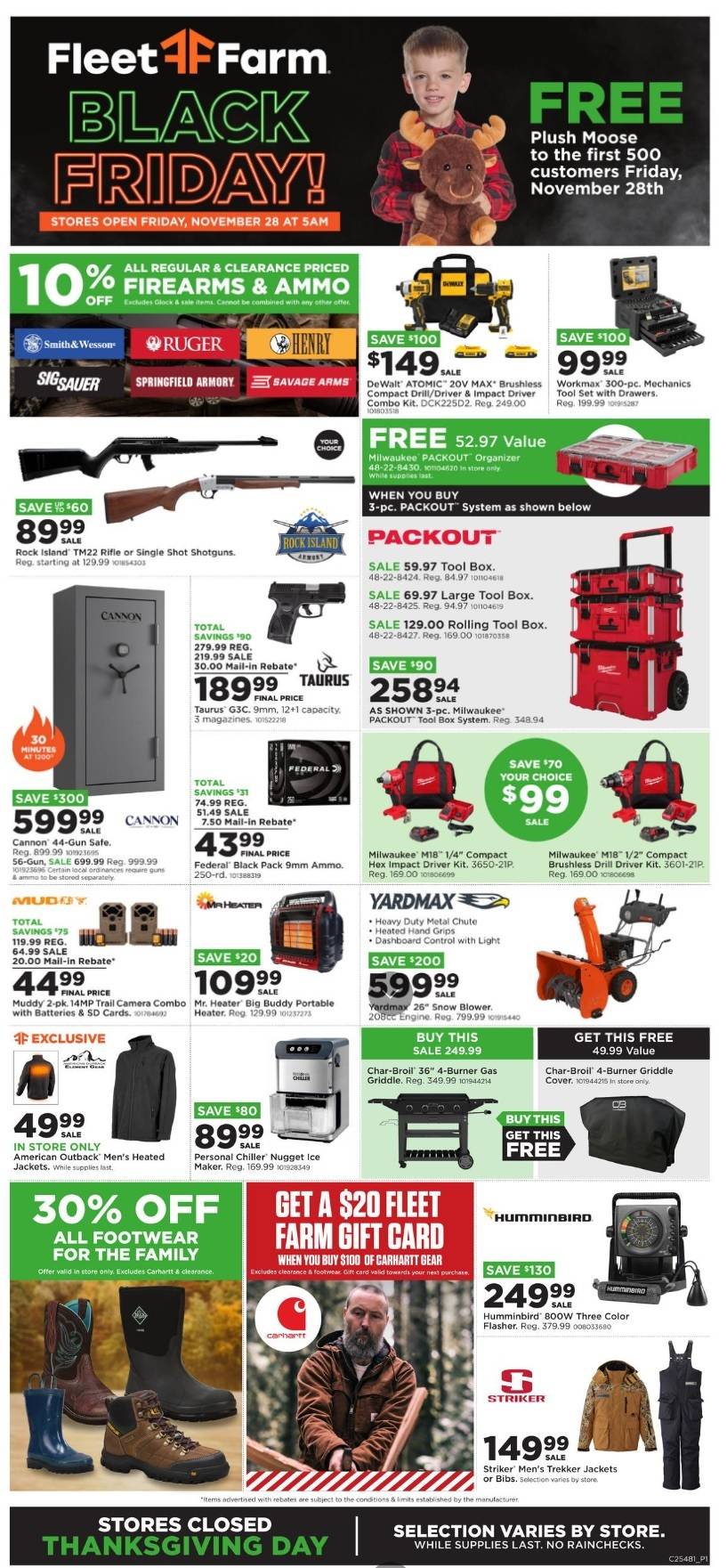 Fleet Farm Black Friday Ad - Page 1