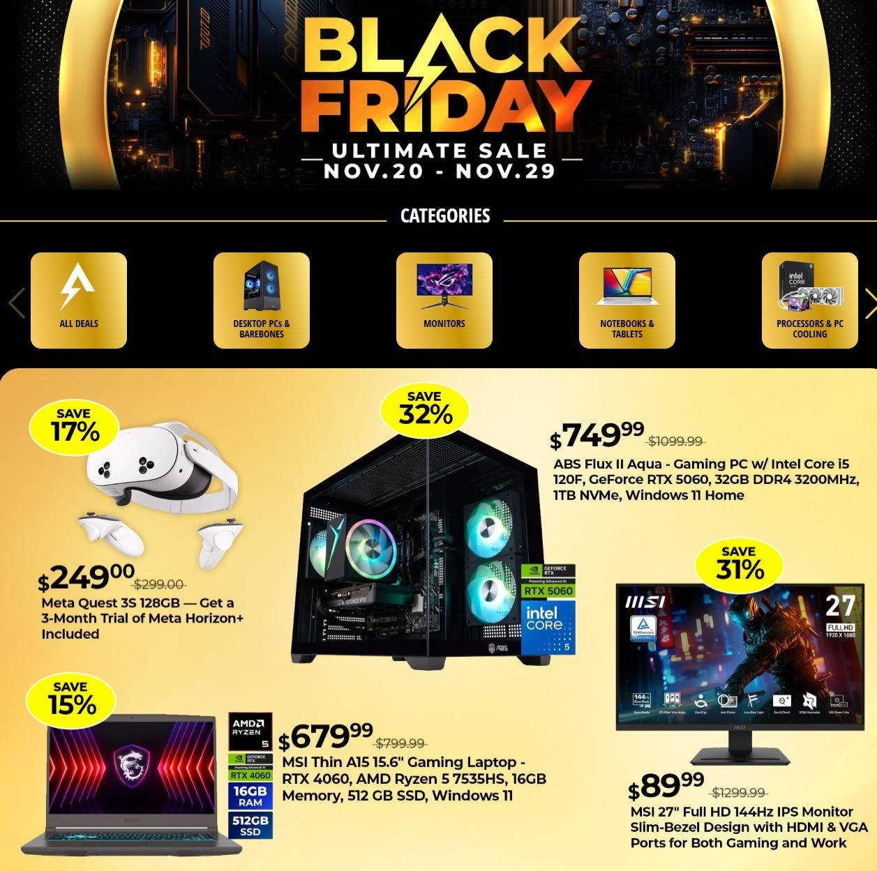 Newegg Black Friday Deals - Page 1