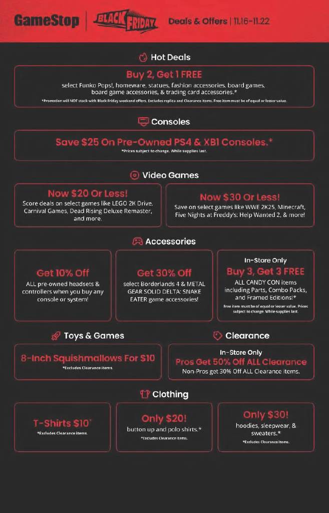 GameStop Black Friday Deals 2025 - Page 17