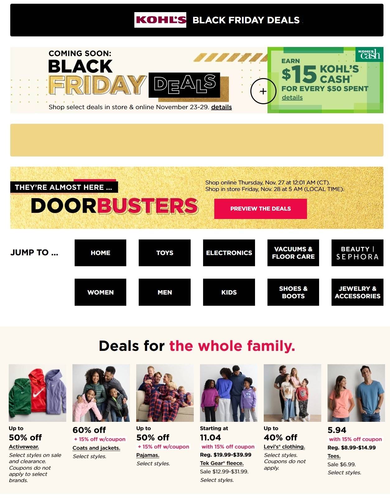 Kohl's Black Friday Deals - Page 1