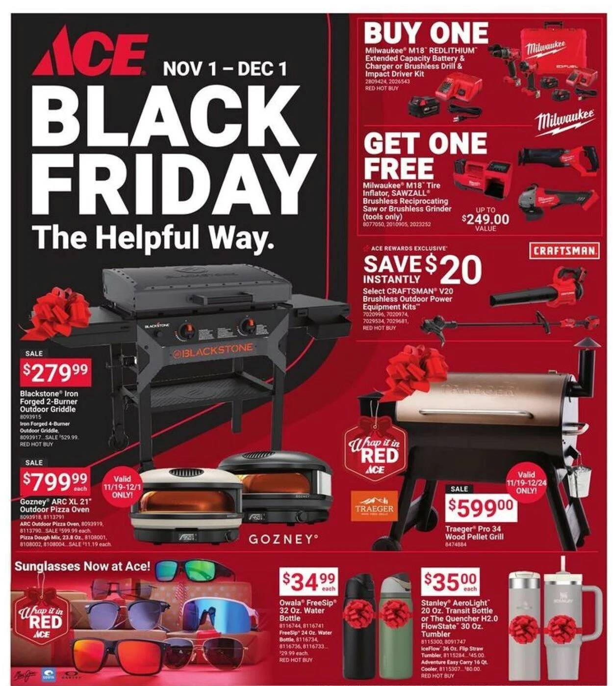 Ace Hardware Black Friday Ad - Page 1