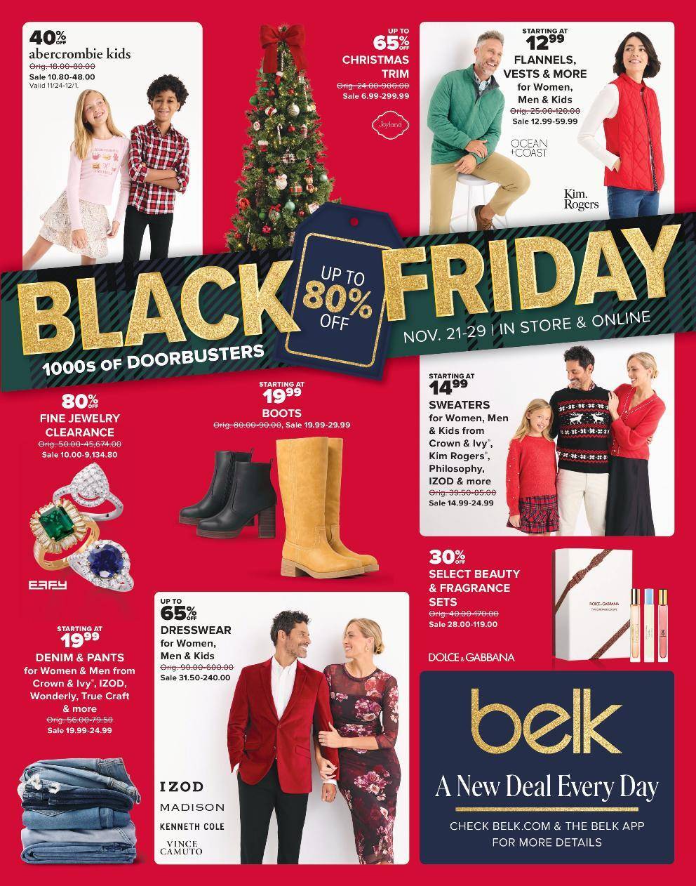 Belk Black Friday Ad - Page 1