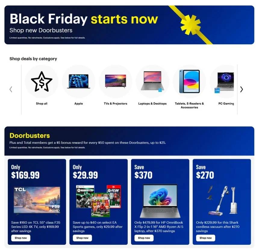 Best Buy Black Friday Preview - Page 1