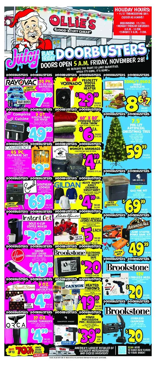 Ollie's Bargain Outlet Black Friday Doorbusters - Page 1