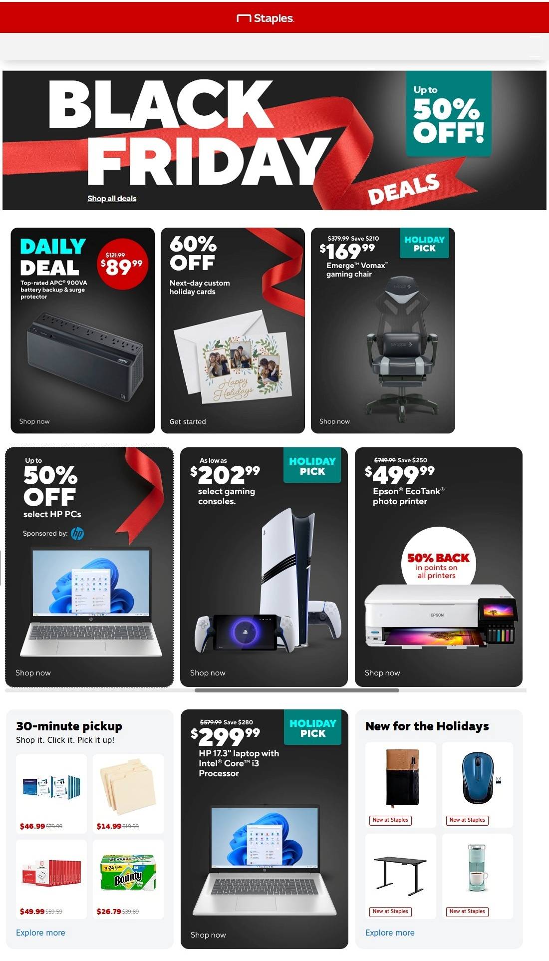 Staples Black Friday Deals - Page 1