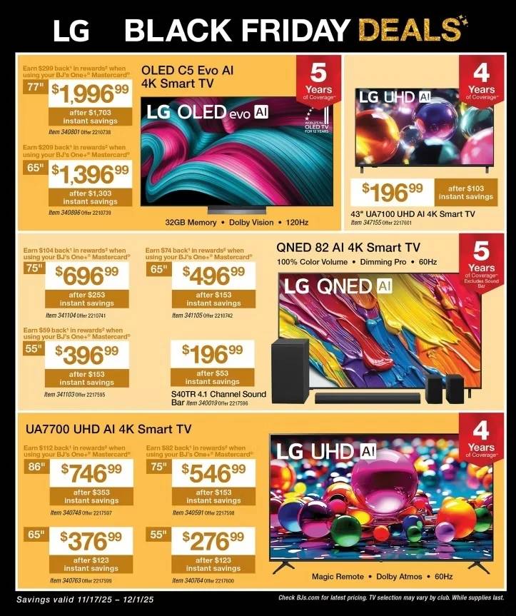 BJ's Wholesale Club Black Friday Deals - Page 3