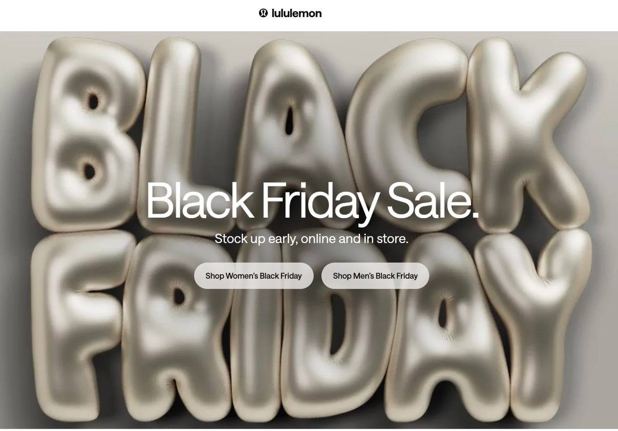 lululemon Black Friday Sale - Page 1