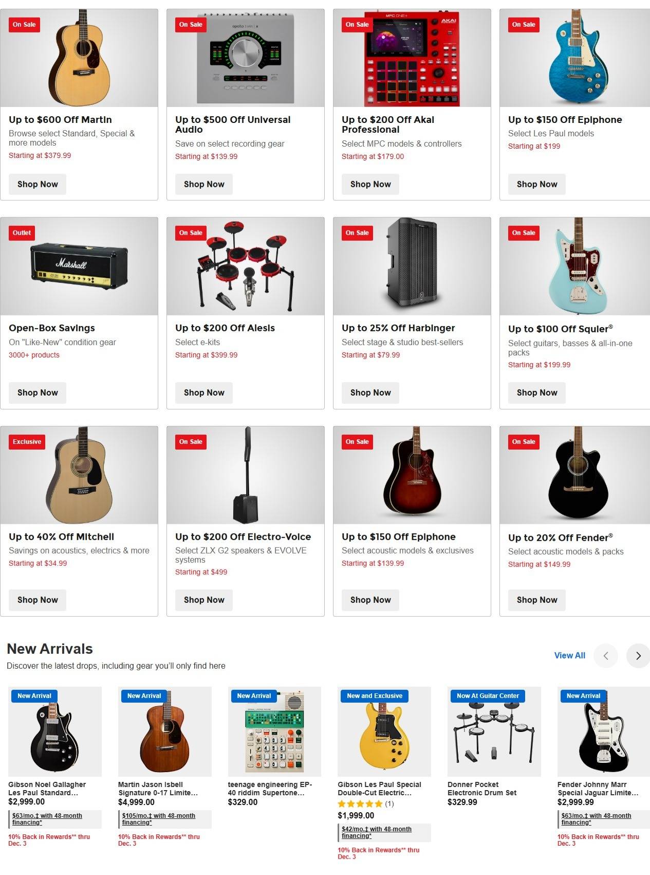 Guitar Center Black Friday Sale - Page 3
