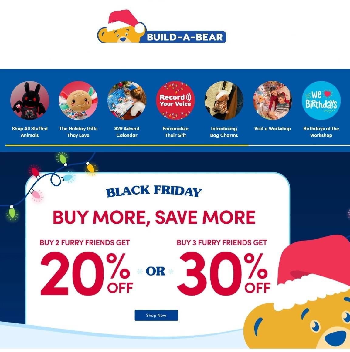 Build-A-Bear Workshop Black Friday Savings - Page 1