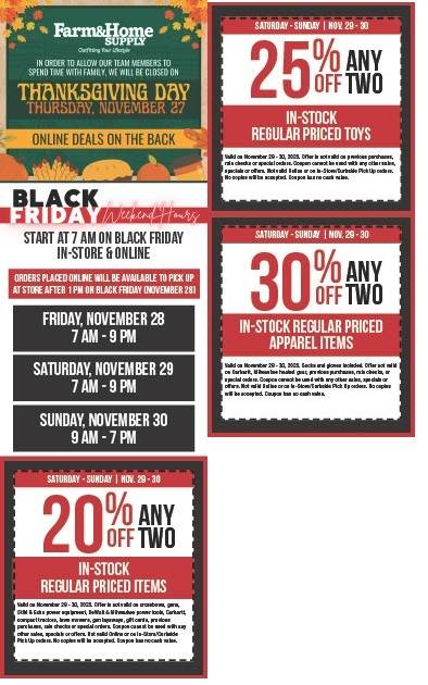 Farm and Home Supply Black Friday Deals - Page 2