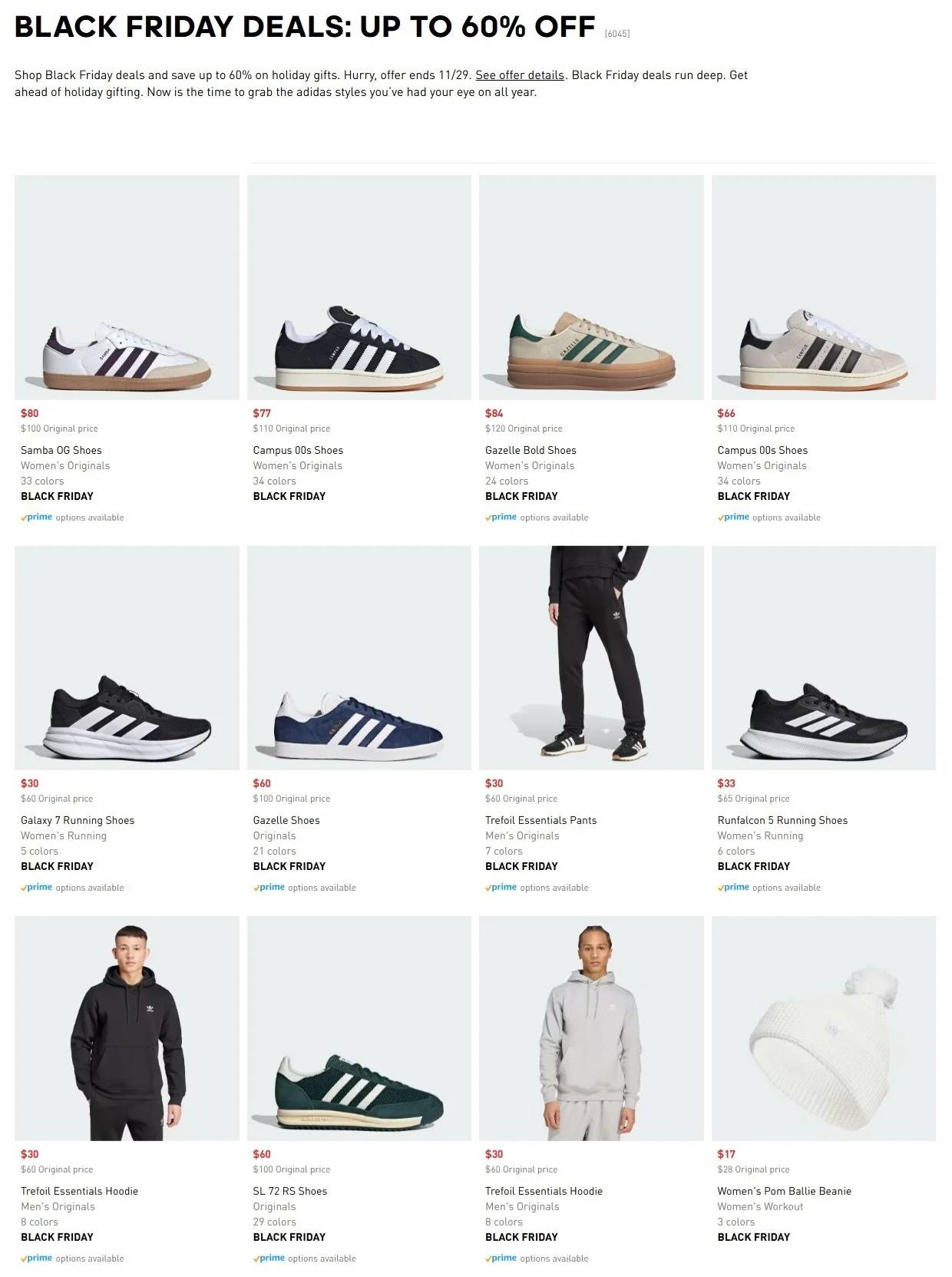 Adidas Black Friday Deals - Page 2