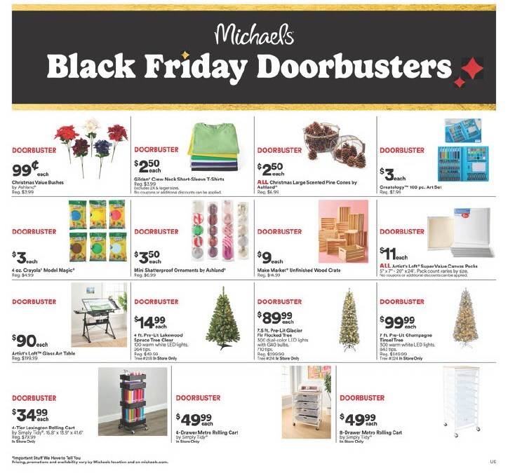 Michaels Black Friday Doorbusters - Page 1