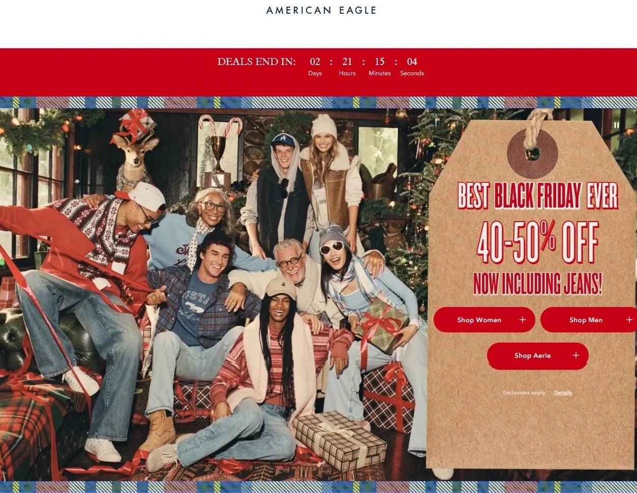 American Eagle Outfitters Black Friday Deals - Page 1