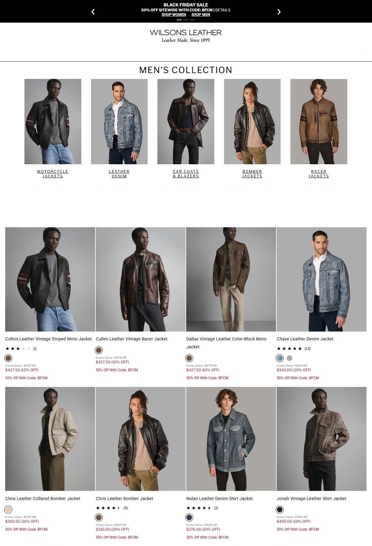Wilsons Leather Black Friday Sale - Page 2