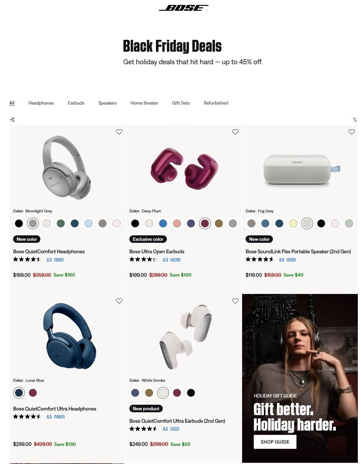 Bose Black Friday Deals - Page 1