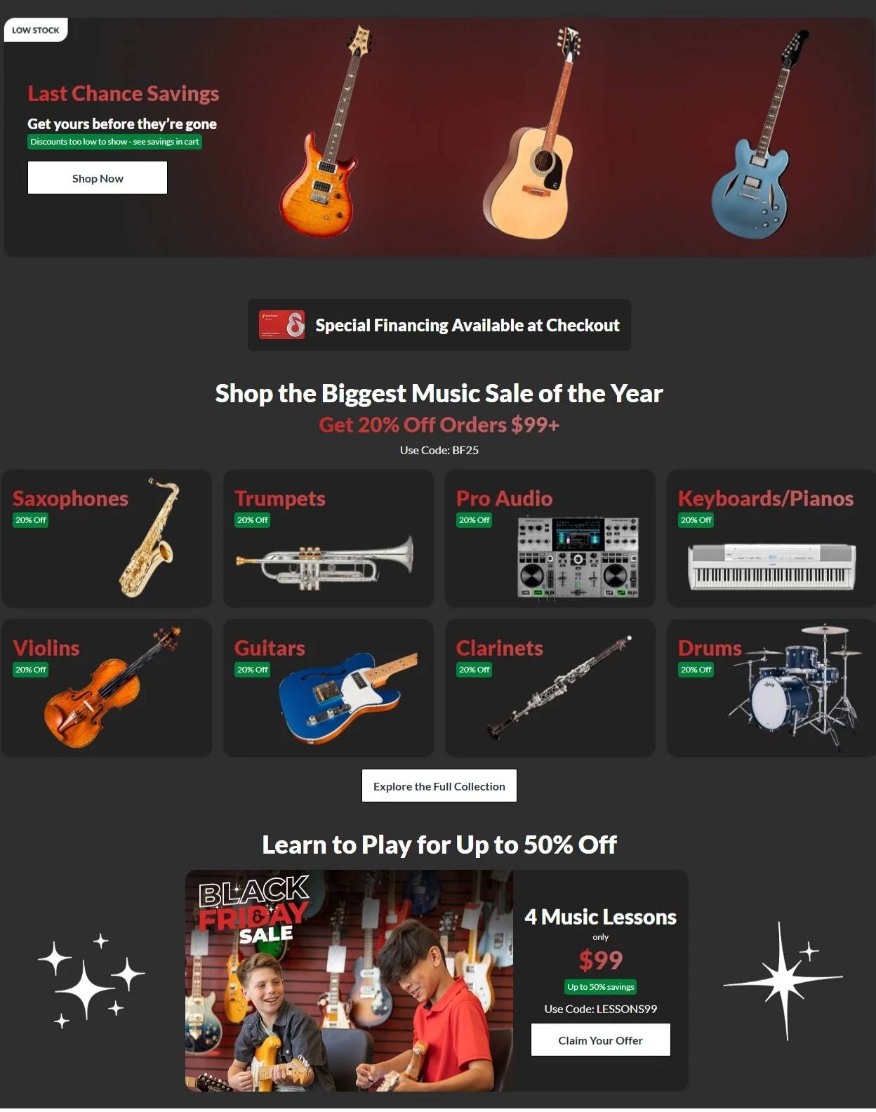 Music & Arts Black Friday Sale - Page 2