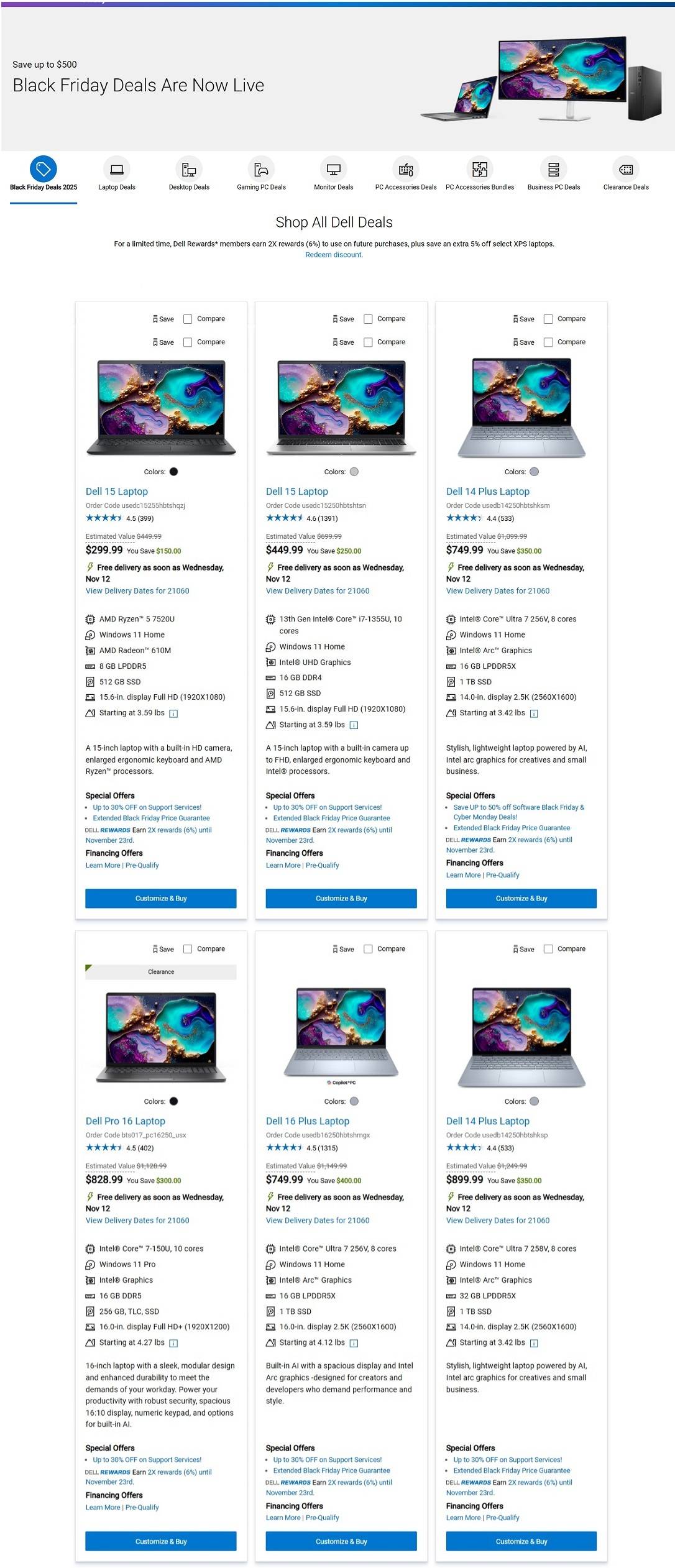 Dell Black Friday Deals - Page 1