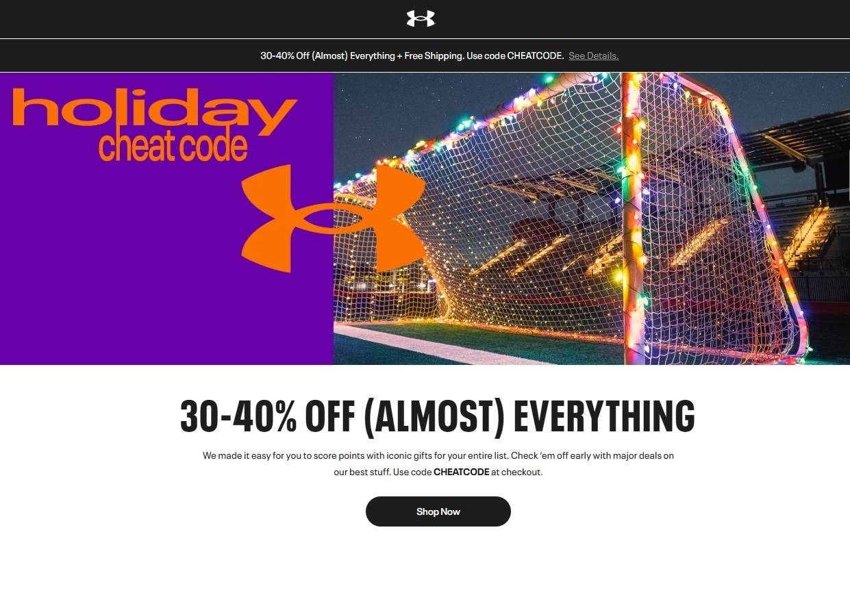 Under Armour Black Friday Deals - Page 1