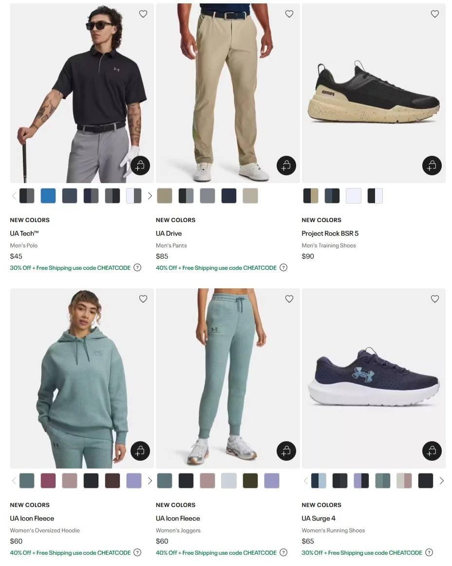 Under Armour Black Friday Deals - Page 3