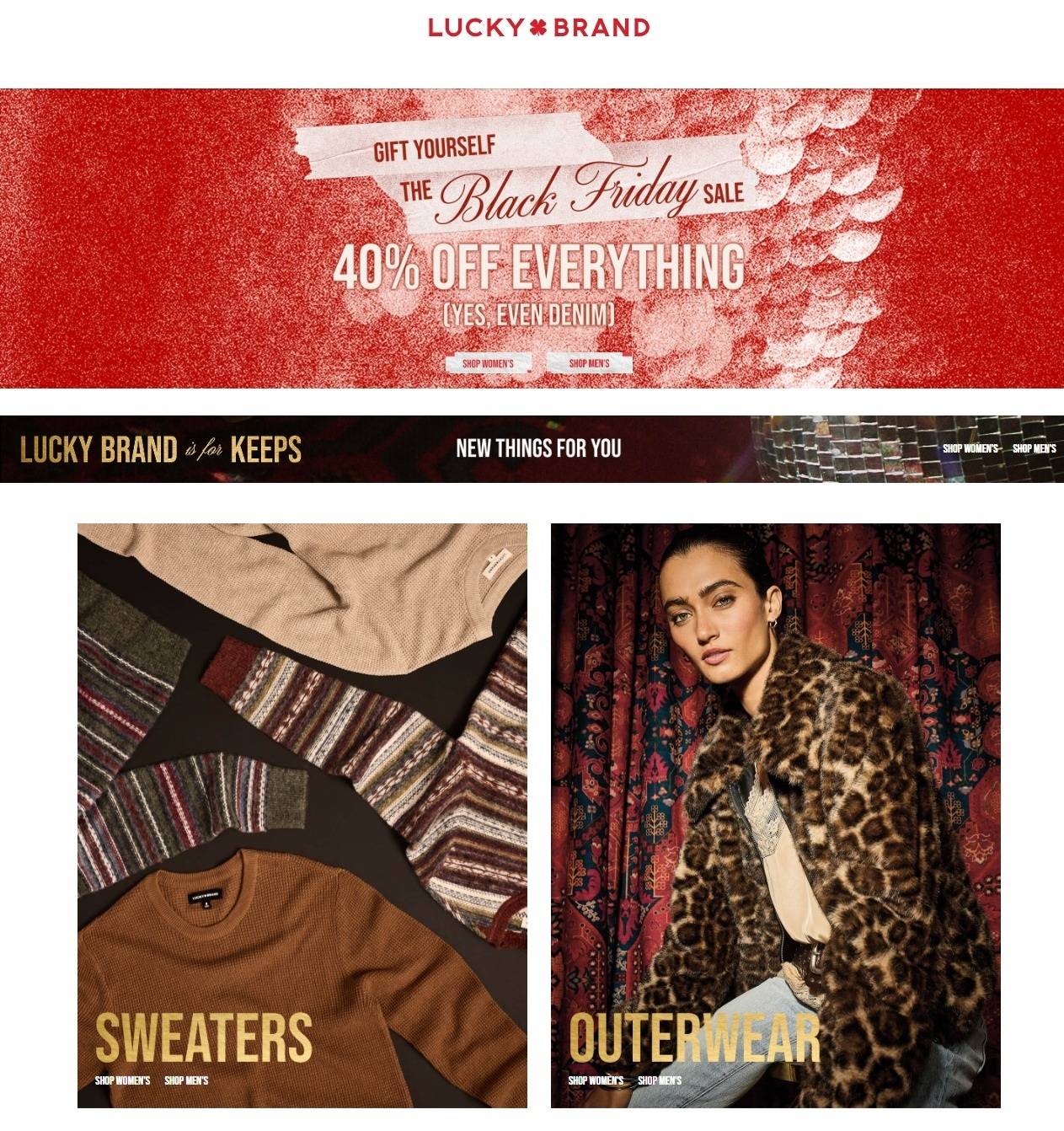 Lucky Brand Black Friday Sale - Page 1