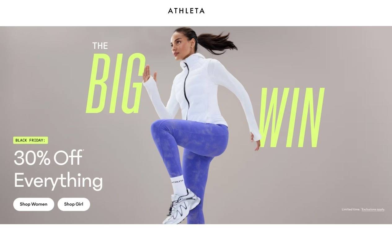 Athleta Black Friday Savings - Page 1