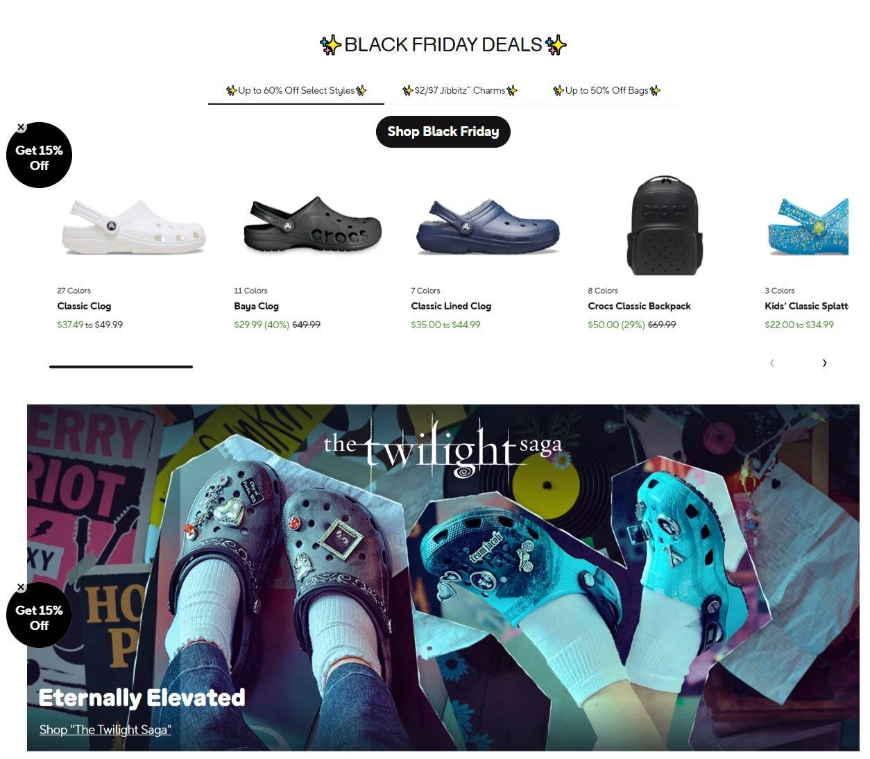 Crocs Black Friday Deals - Page 2