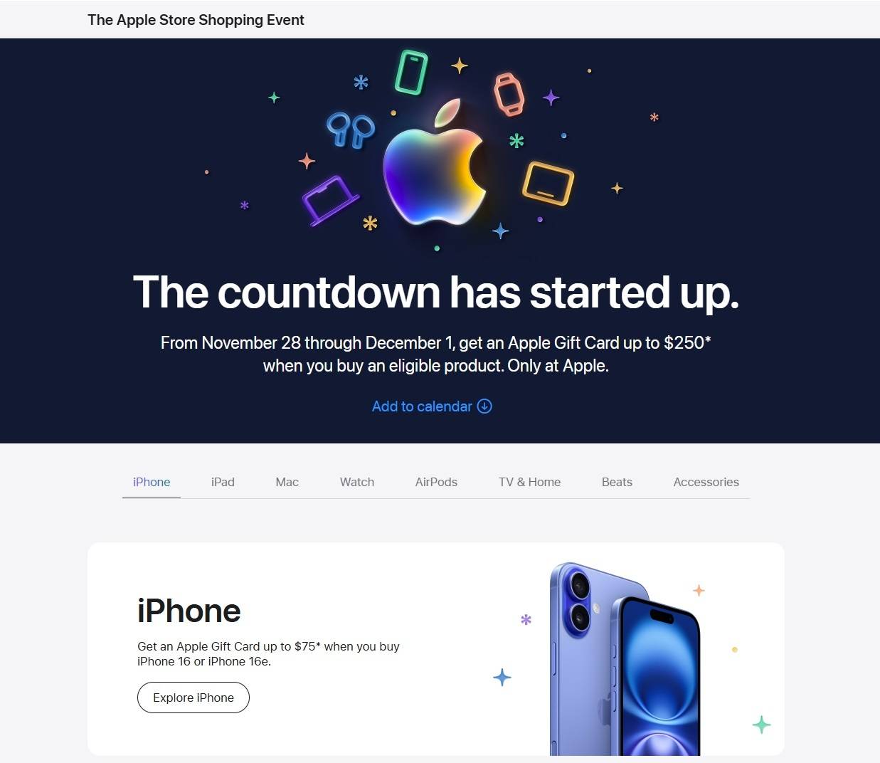 Apple Black Friday Savings - Page 1