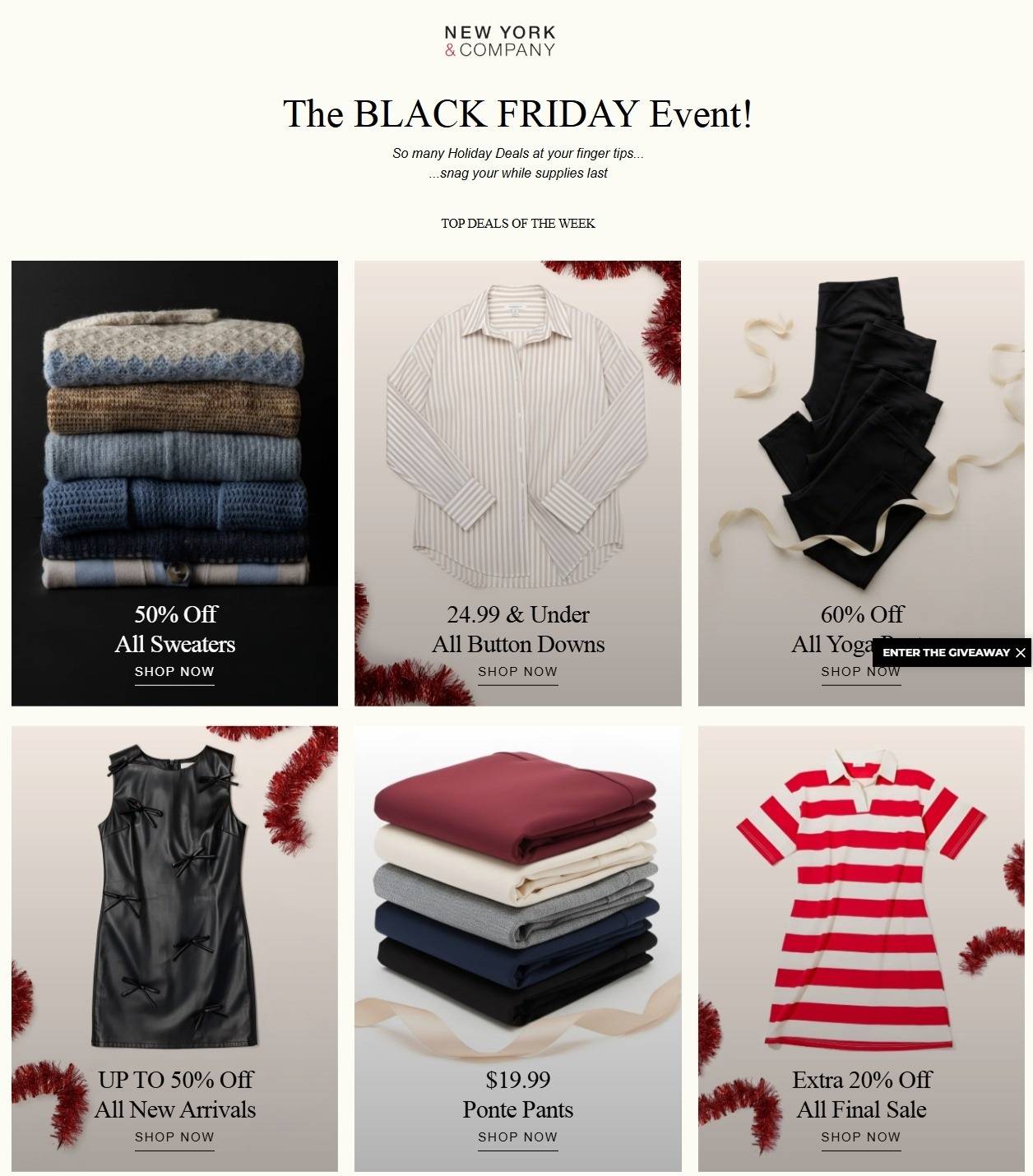 New York & Company Black Friday Event - Page 1