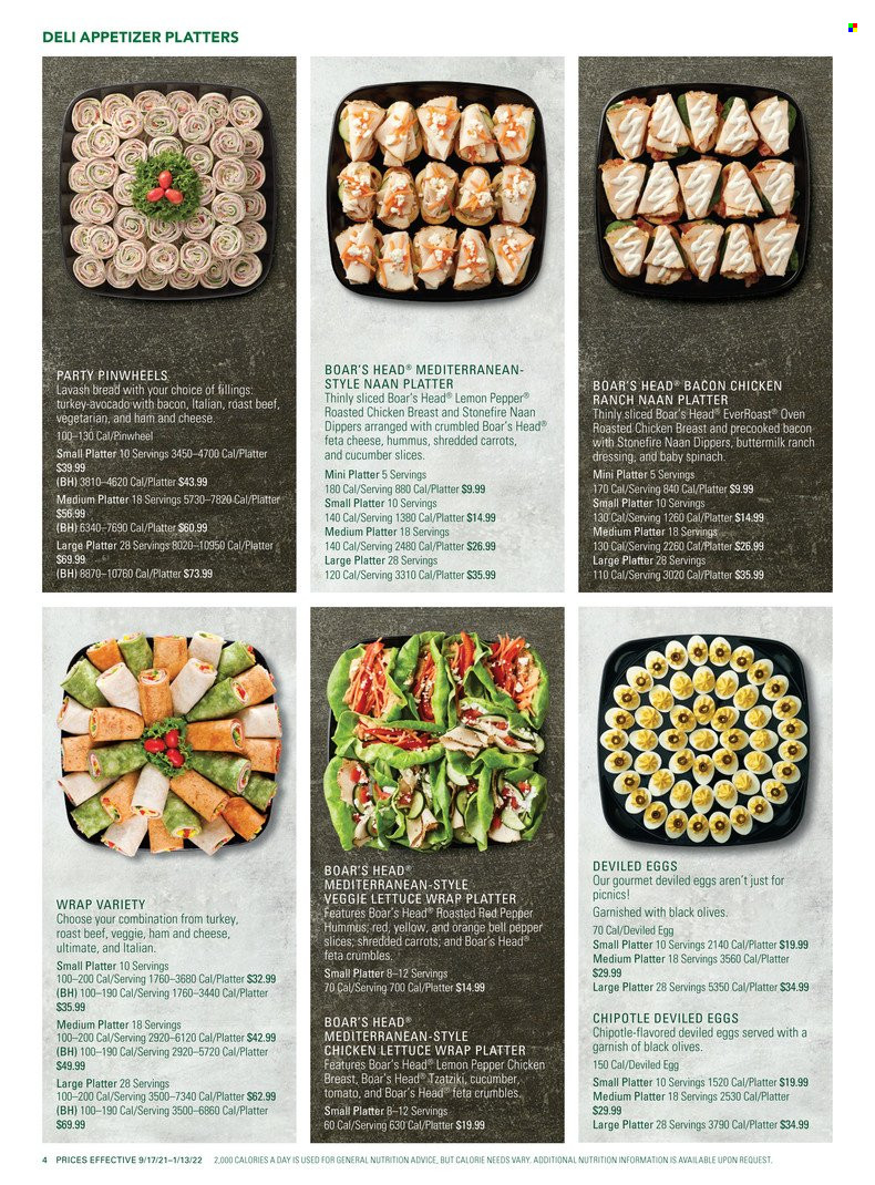Publix Gather & Share Catering Guide - Fall/Winter 2021 - Page 4