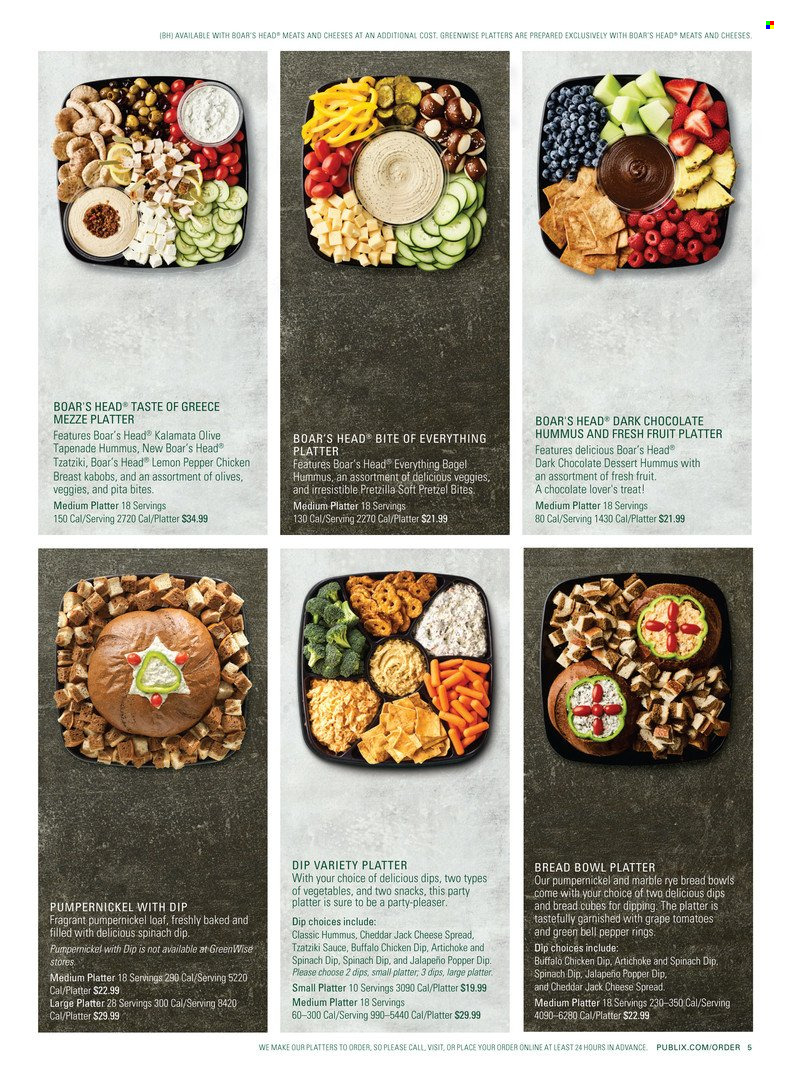 Publix Gather & Share Catering Guide - Fall/Winter 2021 - Page 5