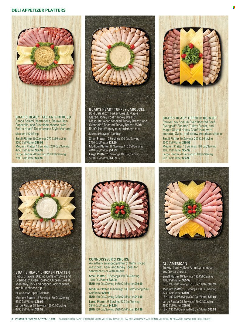 Publix Gather & Share Catering Guide - Fall/Winter 2021 - Page 6