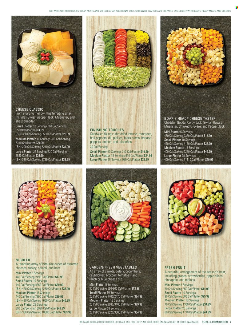 Publix Gather & Share Catering Guide - Fall/Winter 2021 - Page 7